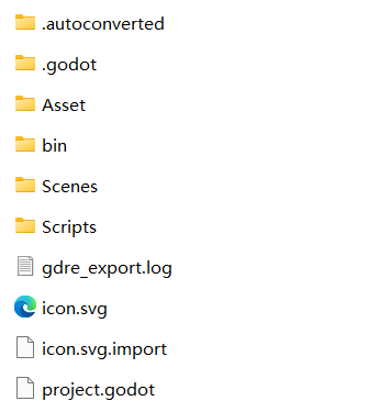 解包出来的文件夹结构