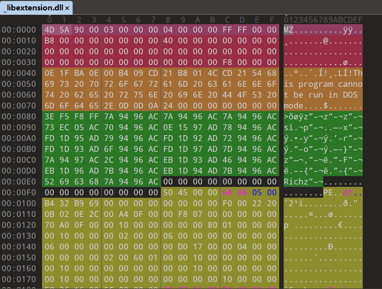 PE文件格式恢复，解密成功